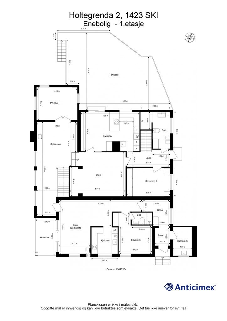 Plantegning 1. etasje