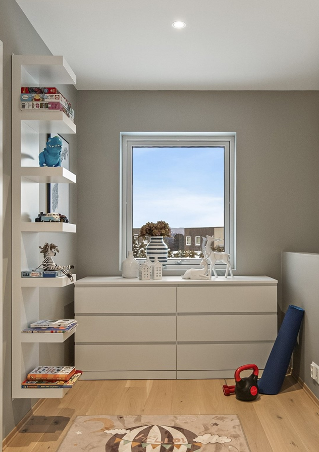 Gang i 2.etasje kan også enkelt gjøres om til den perfekte kontorplass 