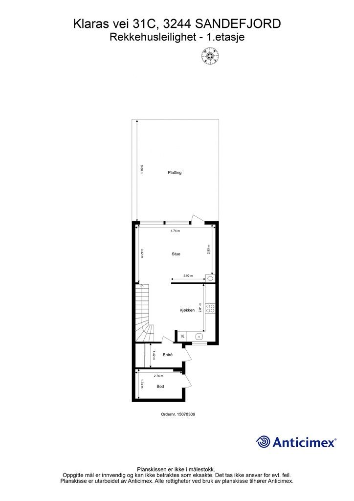 Plantegning 1.etasje