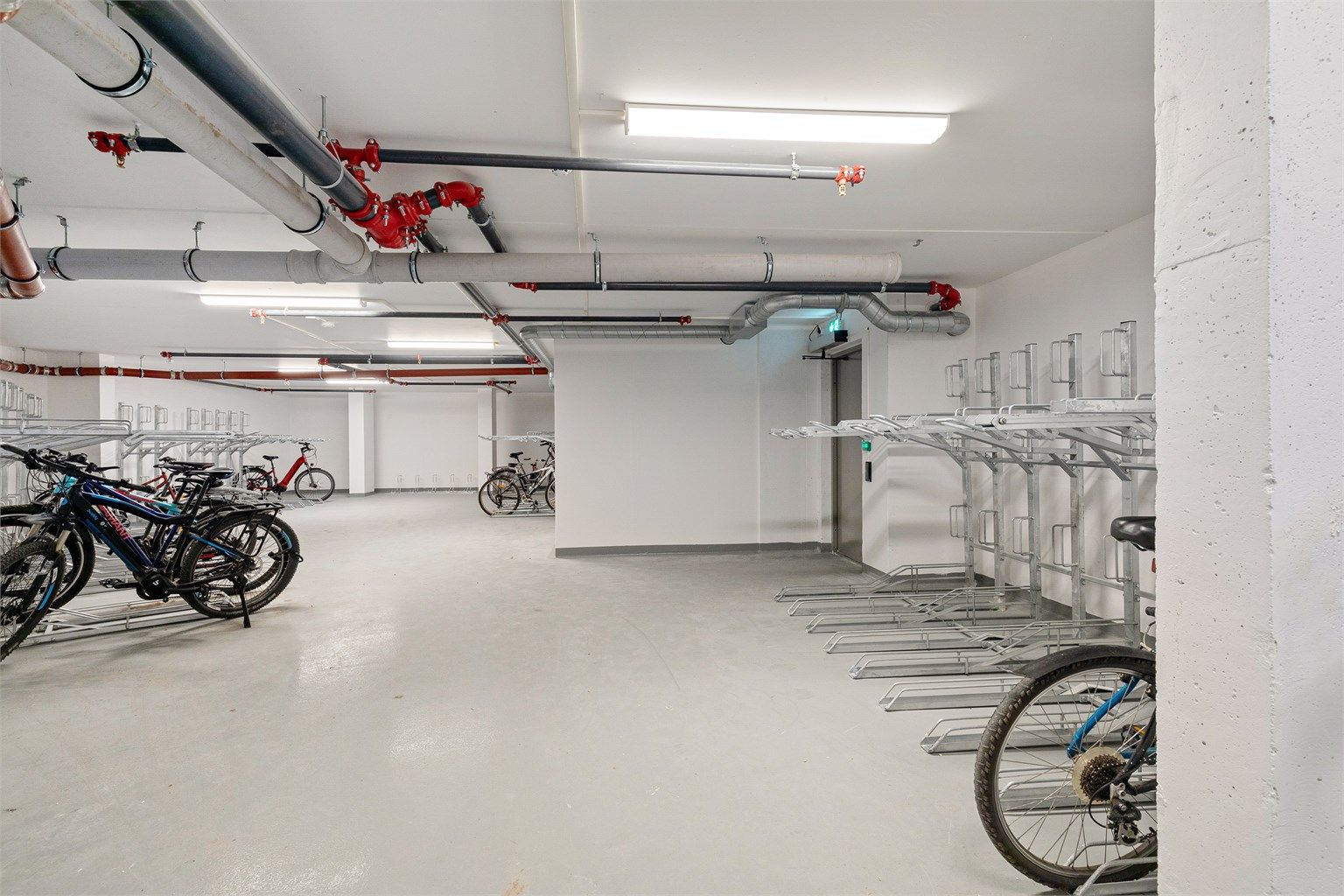 Felles sykkelparkering