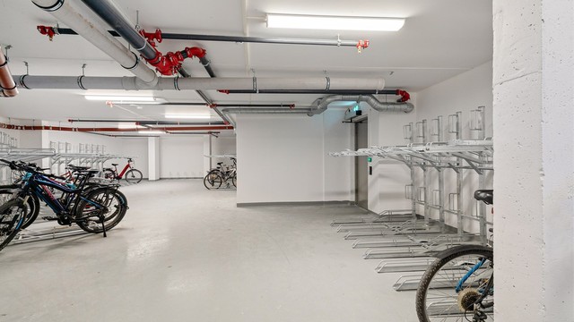 Felles sykkelparkering