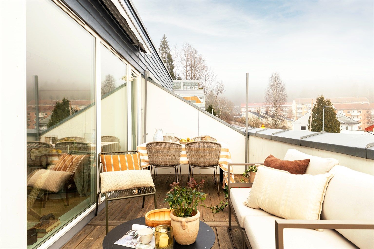 Fantastisk balkong på hele 11 kvm med gode solforhold