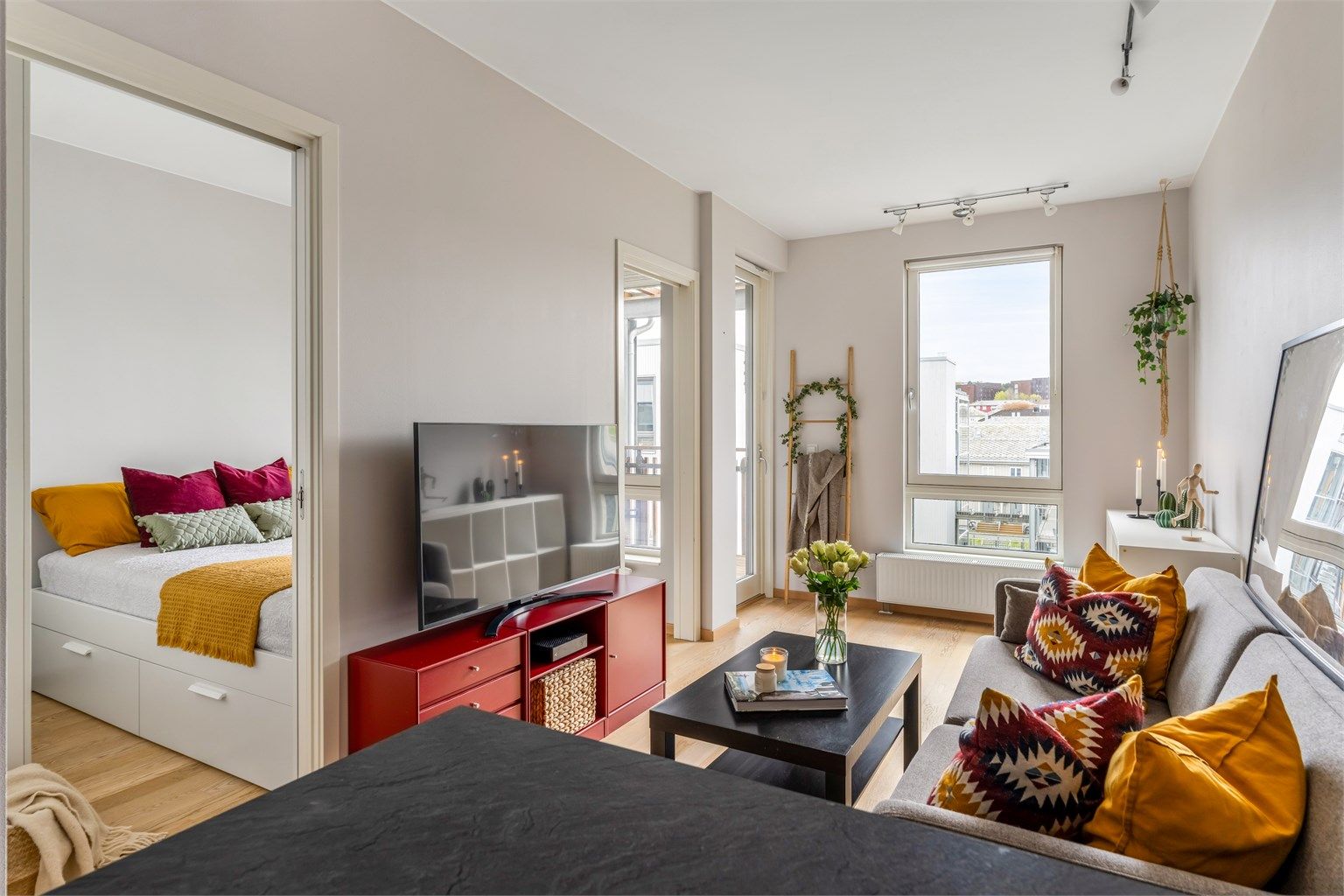 Plasseffektiv leilighet med smart planløsning 