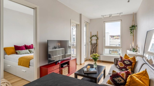 Plasseffektiv leilighet med smart planløsning