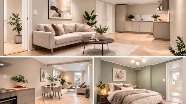 Velkommen til Nordhagaveien 1. Illustrasjonsbilde generert ved hjelp av KI for å vise boligens mange stylingsmuligheter.