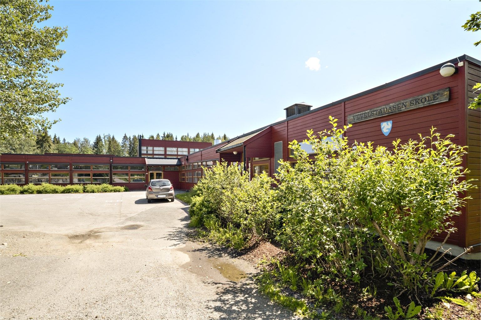 Kort vei til Vevelstadåsen skole.