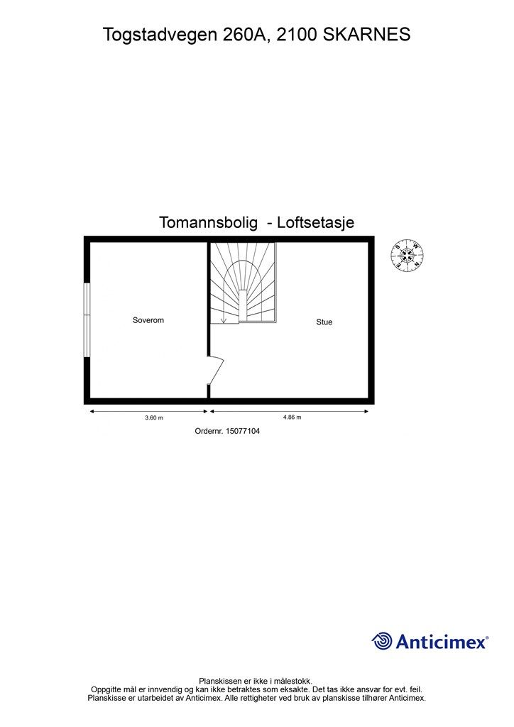 Plantegning - 2. etasje.