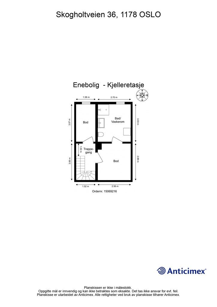 Plantegning - Kjeller