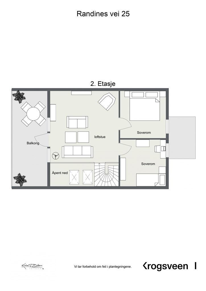 Planskisse 2. etasje.