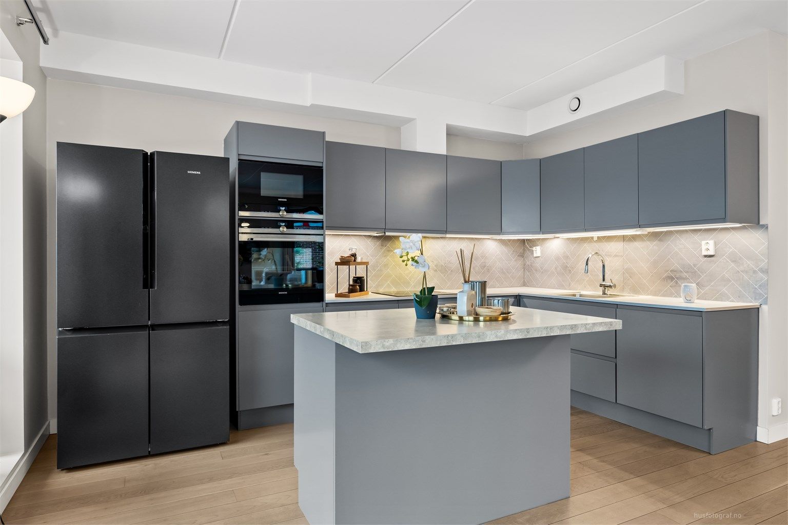 Kjøkkenet ble delvis oppgradert i 2021