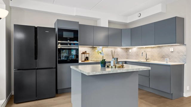 Kjøkkenet ble delvis oppgradert i 2021