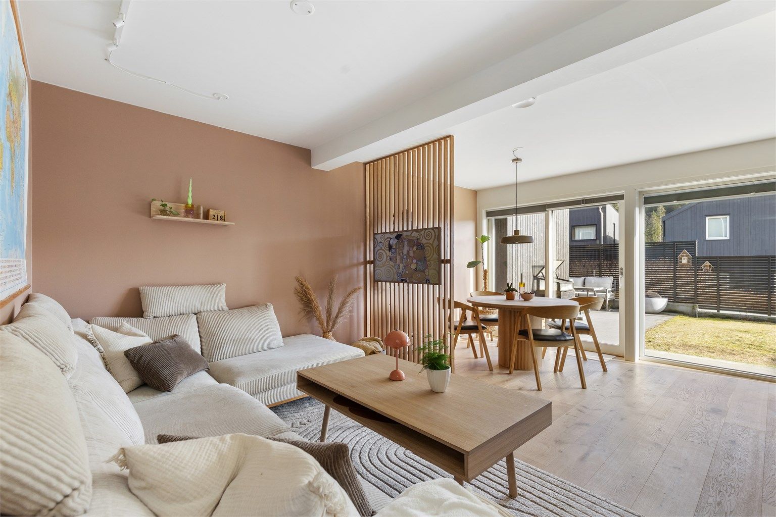 Delikat og moderne bolig! (Foto: Marianne Lyse).