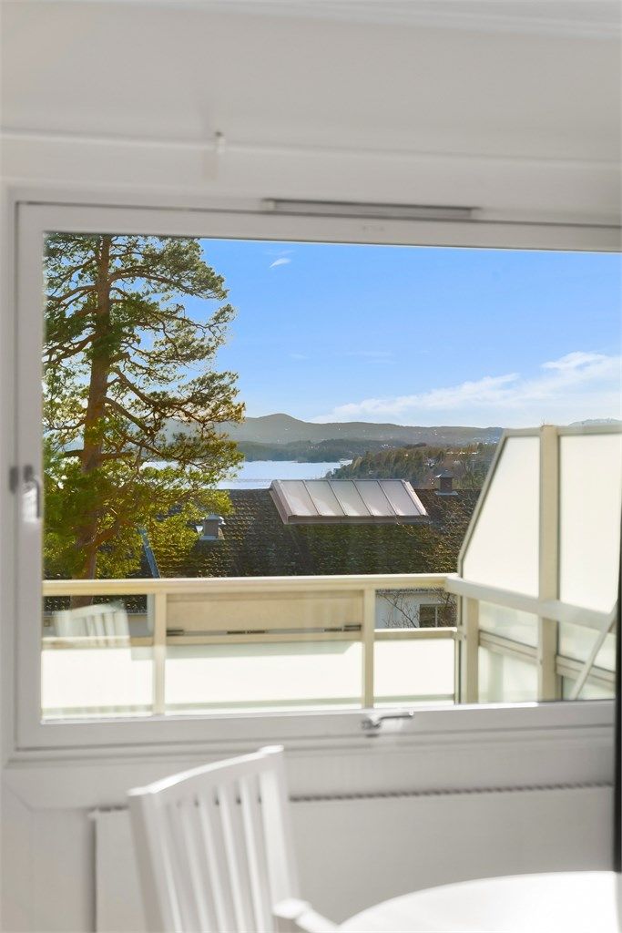 Utsikt mot Holtekilen og Oksenøya.