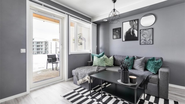 Velkommen til Vårliveien 15E - presentert av Krogsveen. Fotograf; Børge Oppegård.