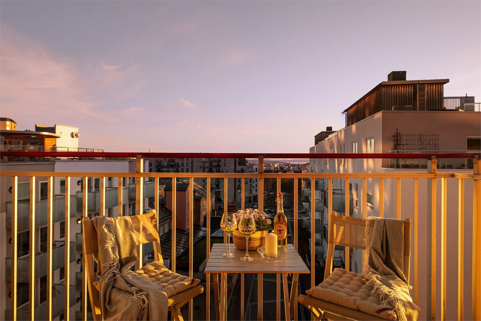 En fin plass å nyte kvelden. Foto: Trond Walsø / Walso Work