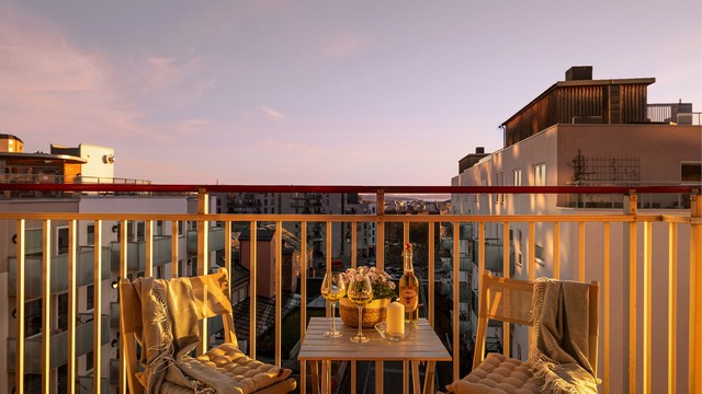 En fin plass å nyte kvelden. Foto: Trond Walsø / Walso Work