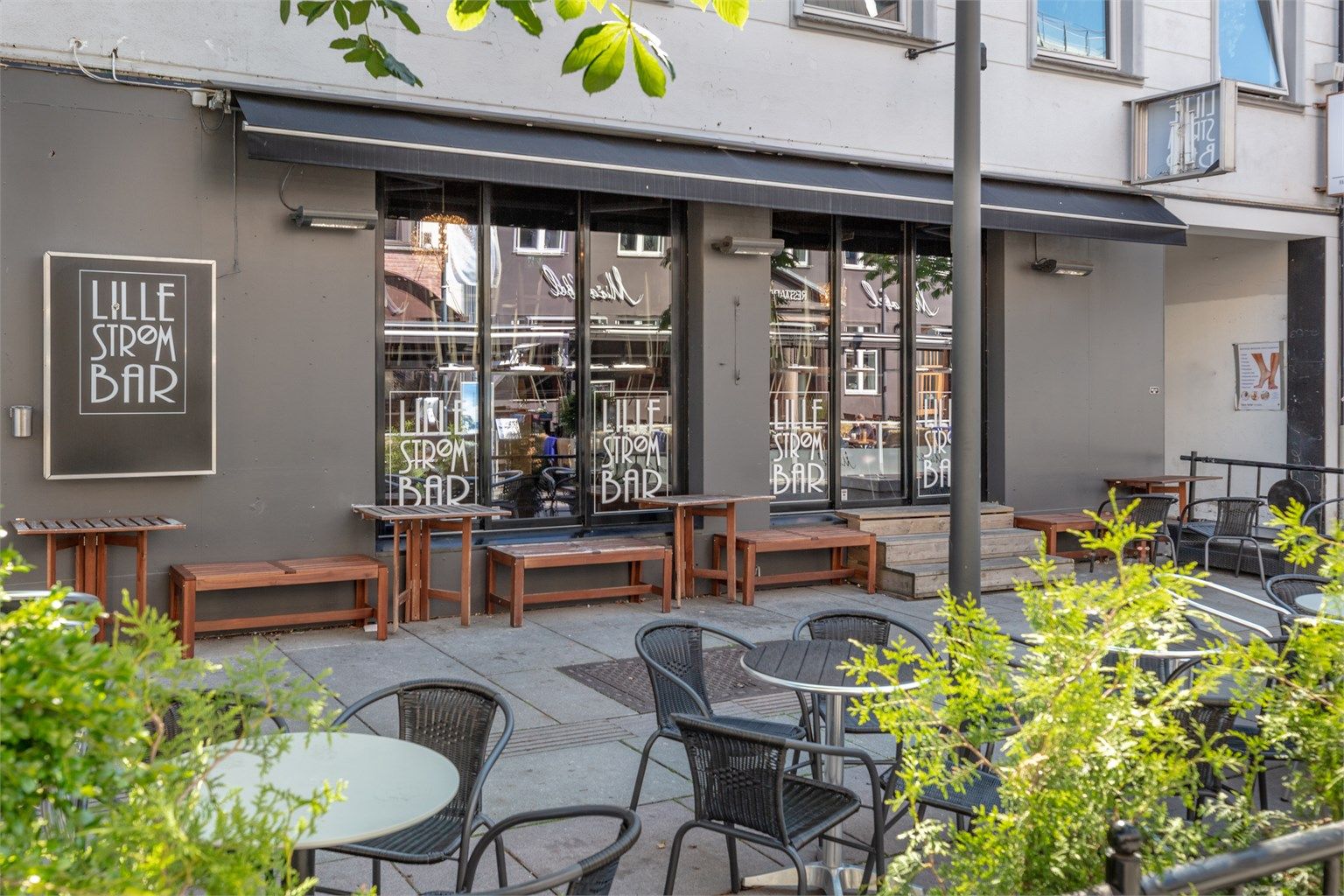Et rikt utvalg av caféer, restauranter og uteliv i Lillestrøm sentrum.