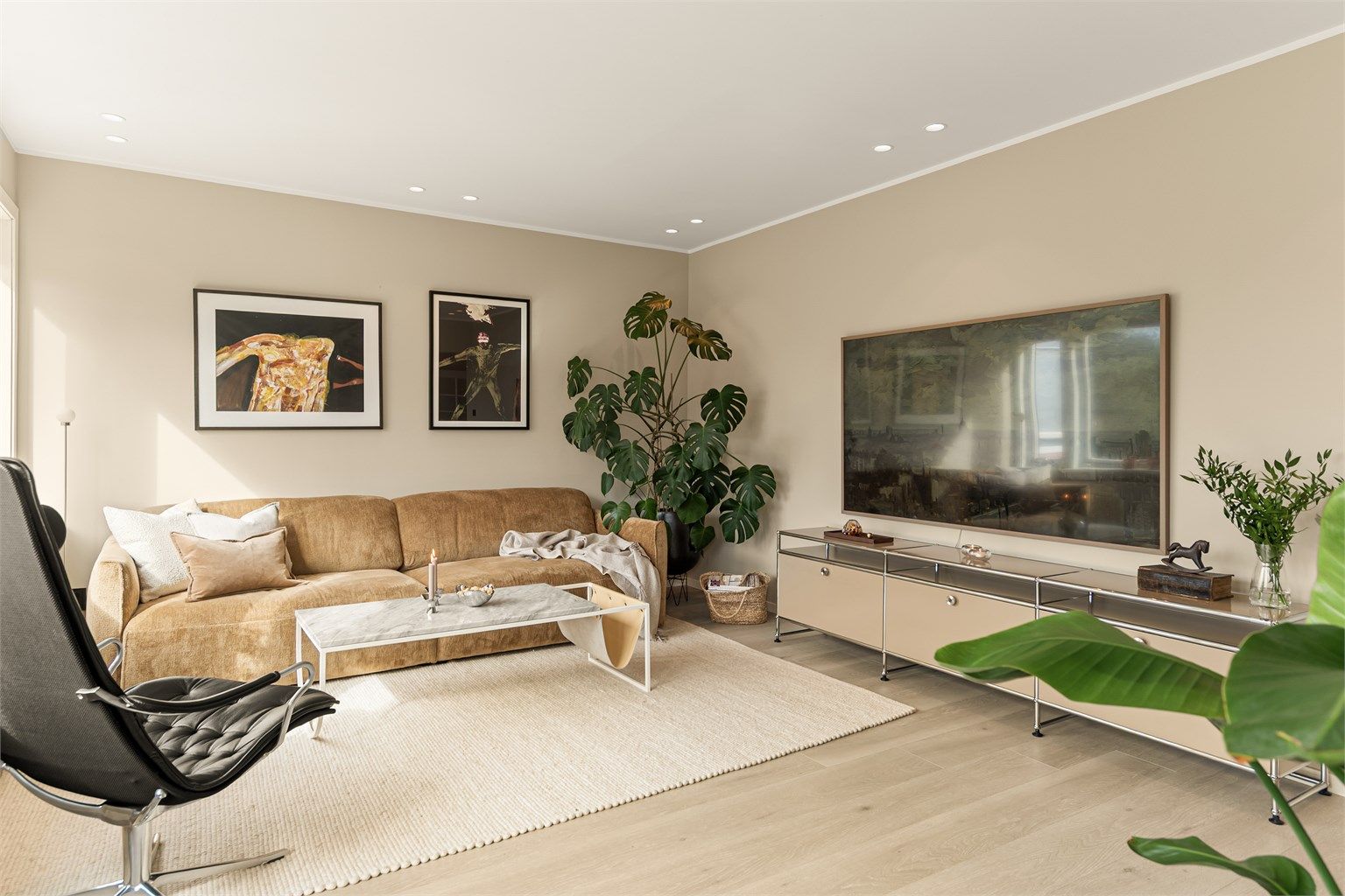 - God plass til en koselig sofakrok -