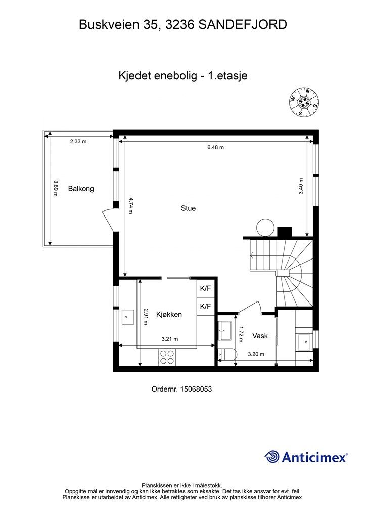 Plantegning - 1.etasje