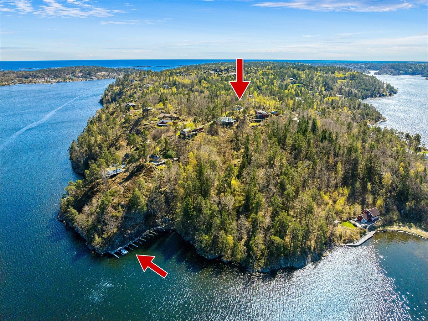Her bor man midt i Sørlandsidyllen, med kort vei til både Arendal og Tvedestrand.