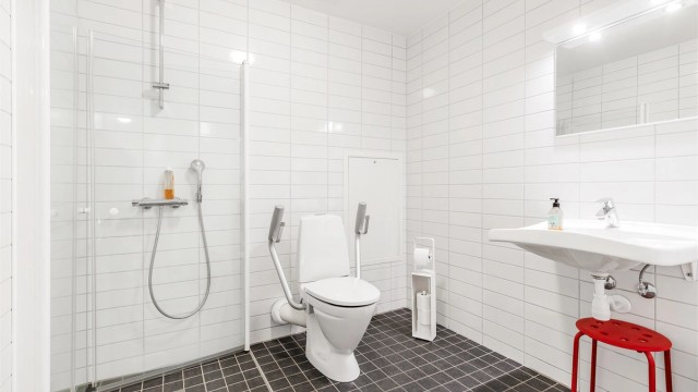 Sameiet disponerer fellesrom med gjesterom som disponeres av boligseksjonene.