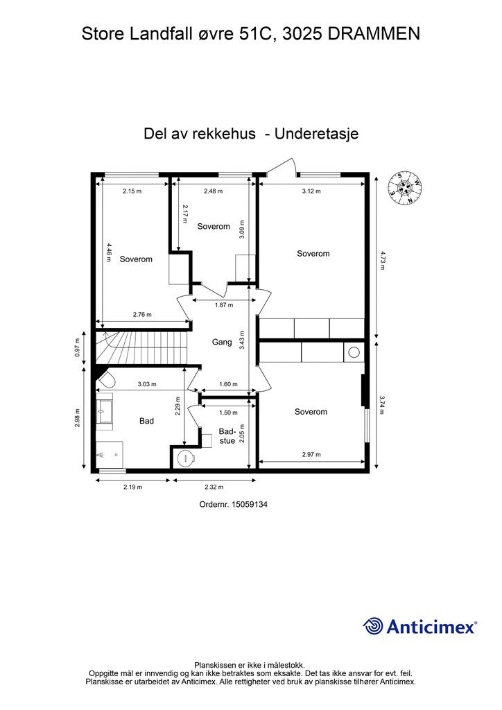 Plantegning - Underetasje