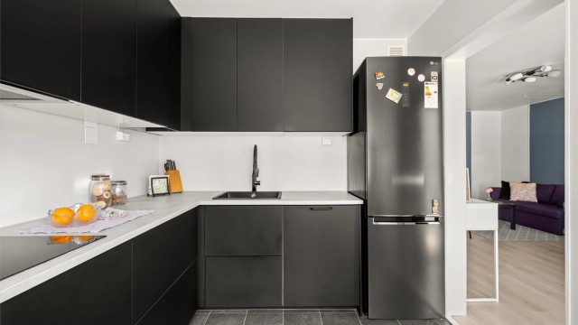 Kjøkkenet er utstyrt med lekkasjestopper for ekstra trygghet.