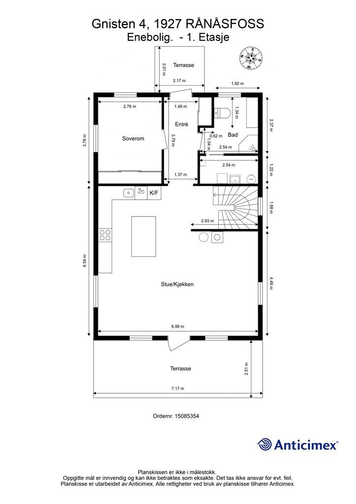 Plantegning - 1. Etasje