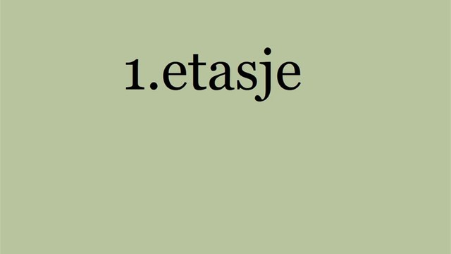 1 etasje