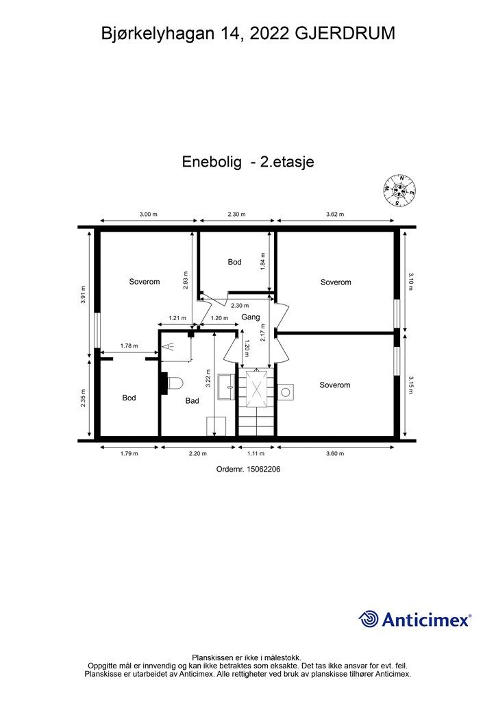 Plantegning 2.etasje