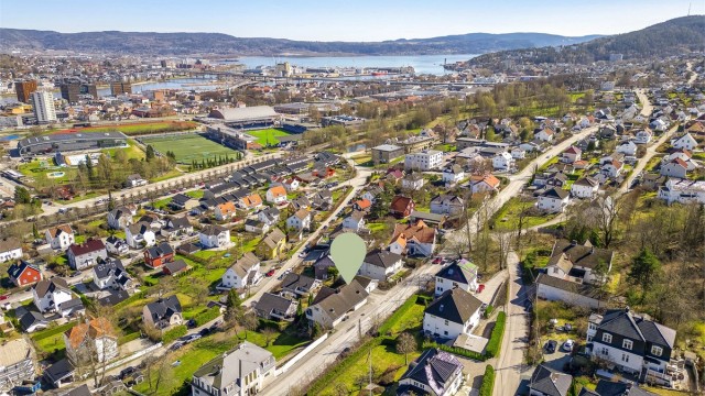 Beliggenheten på Danvik kombinerer nærhet til sentrum med et rolig og etablert nabolag.
Foto: Stine Prøitz Jørgensen