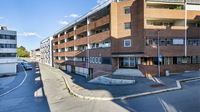 Nabolaget rundt Svaebakken er en meget rolig del av sentrum. Herfra er det gangavstand til alle byens tilbud og fasiliteter.