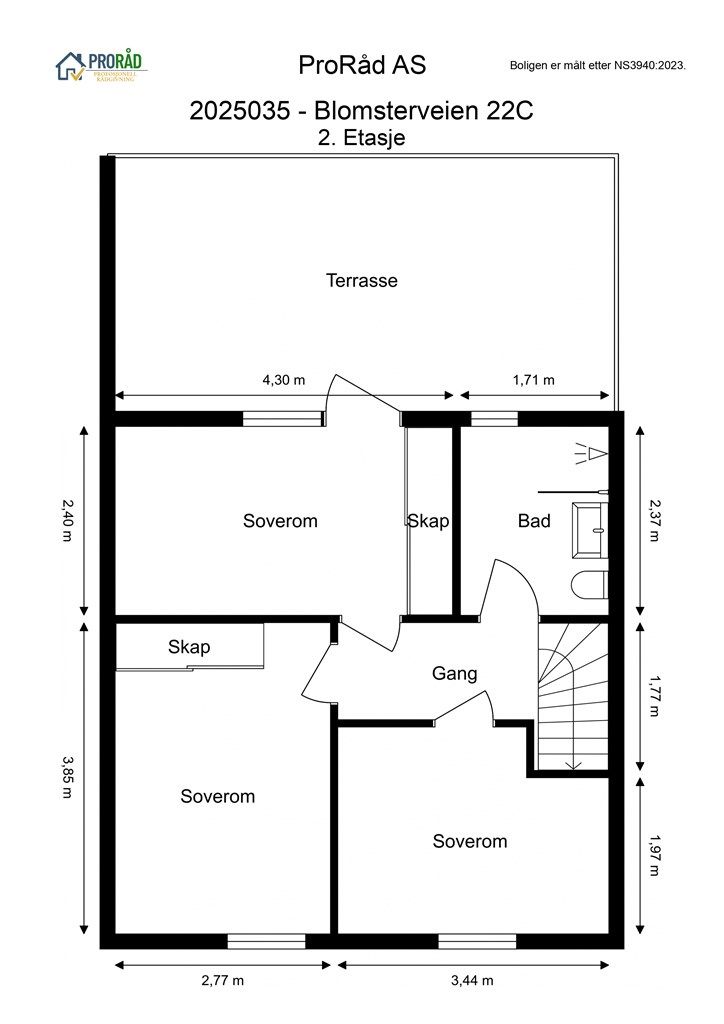 Plantegning 2. etasje