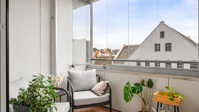 Her kan ettermiddags - og kveldsolen nytes.