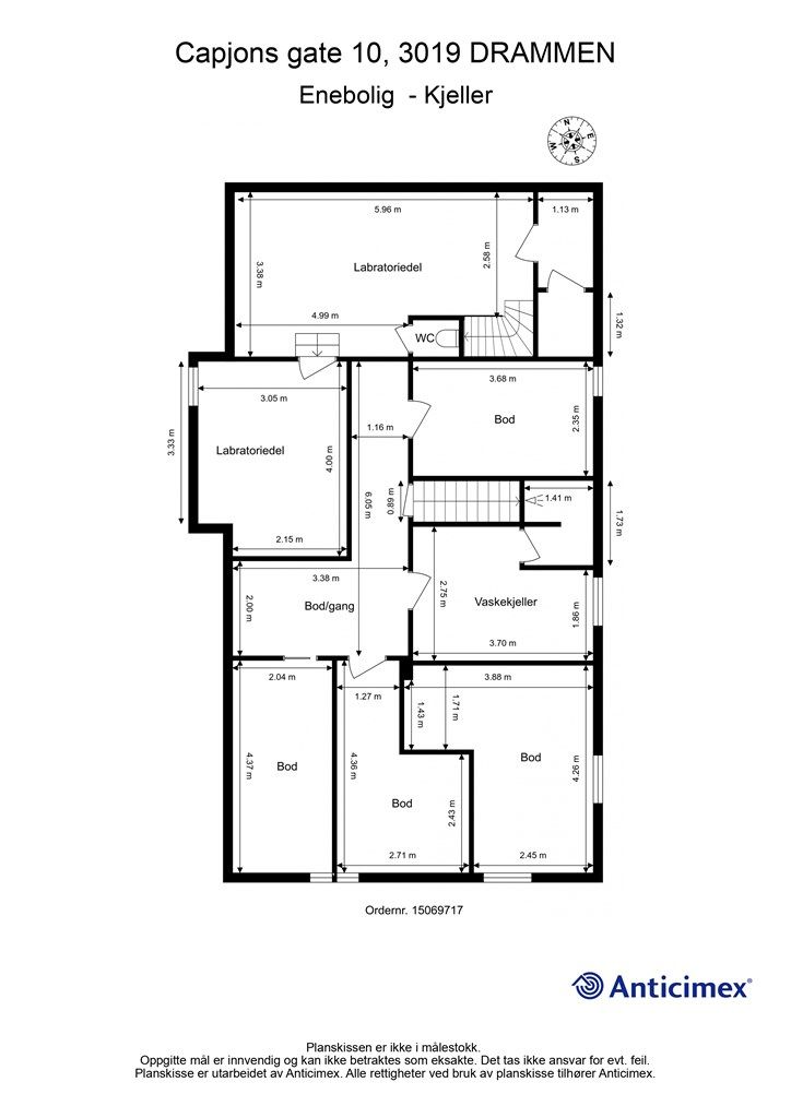 Plantegning - Kjeller