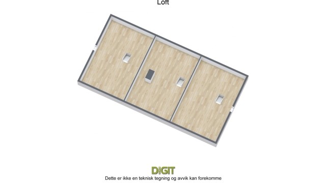 Hadelandsveien 1062-1068 - 3D - Loft