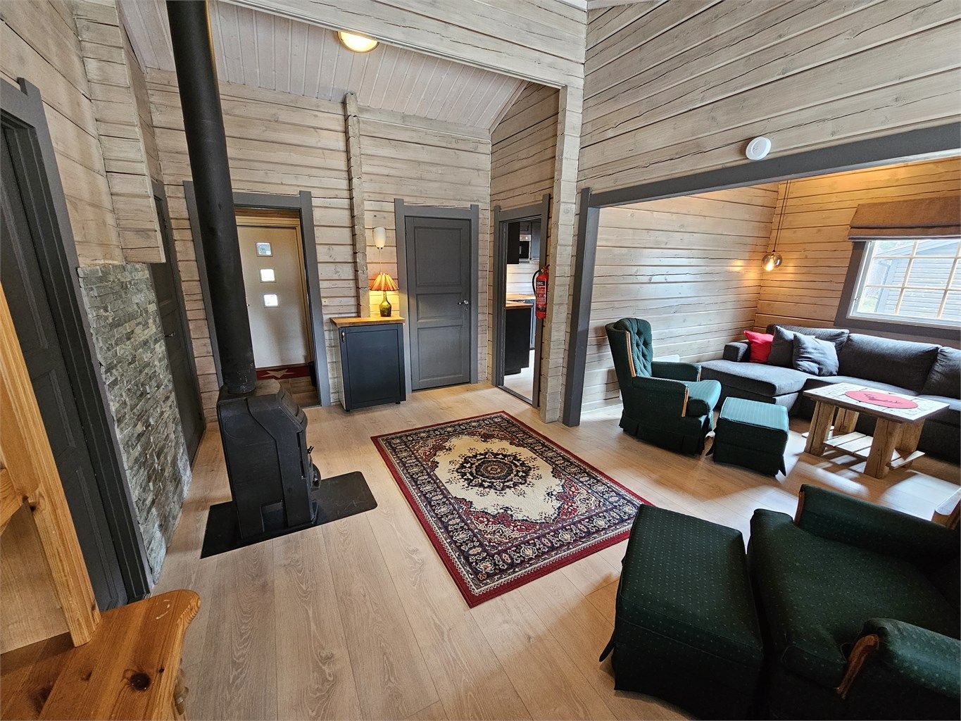 Stue med god takhøyde