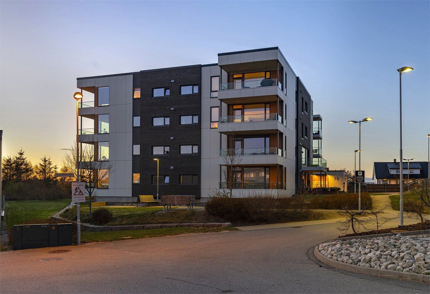 Goaleitet borettslag består av 40 leiligheter fordelt på to blokker.