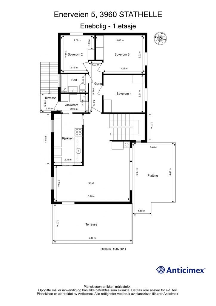 Plantegning - 1. etasje