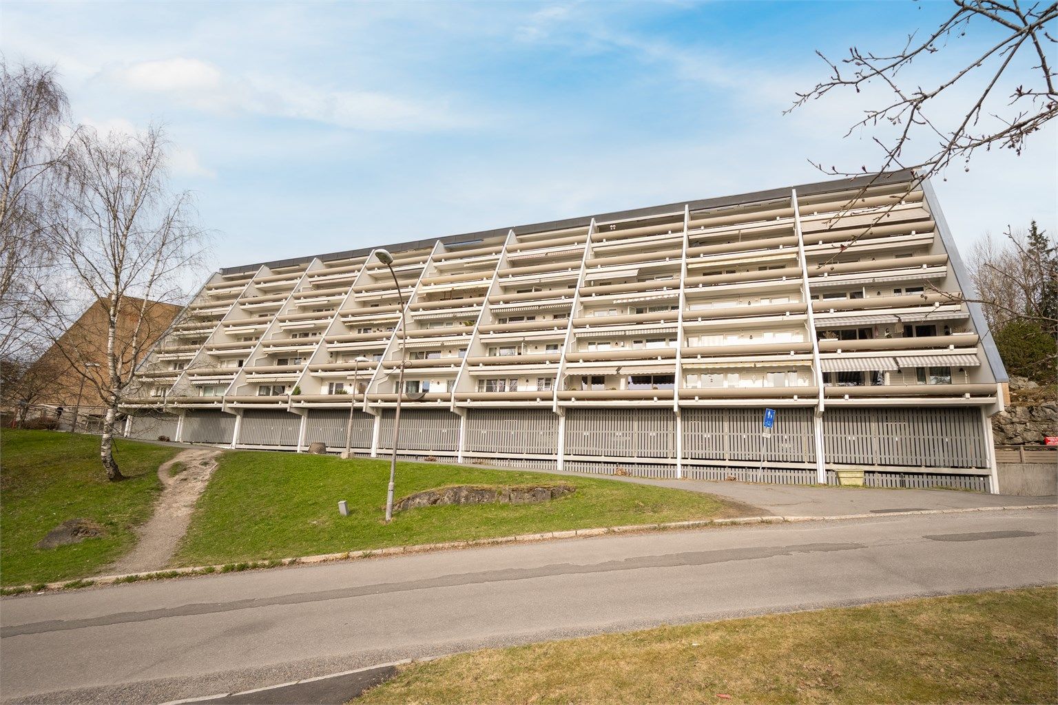 Karakteristisk arkitektur for området.