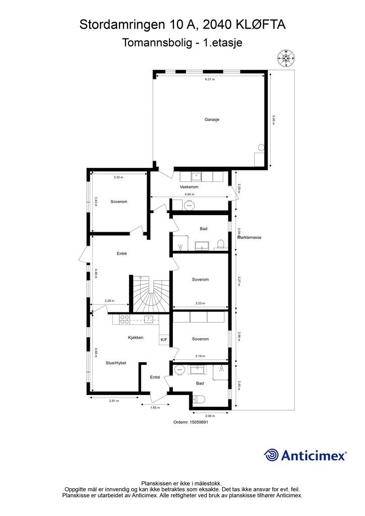 Plantegning 1.etasje 