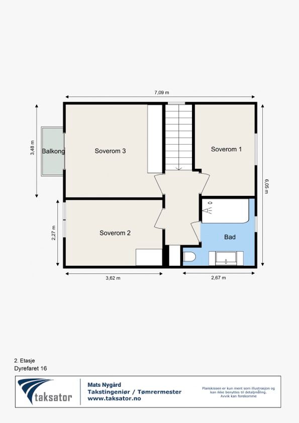 Plantegning - Annen etasje