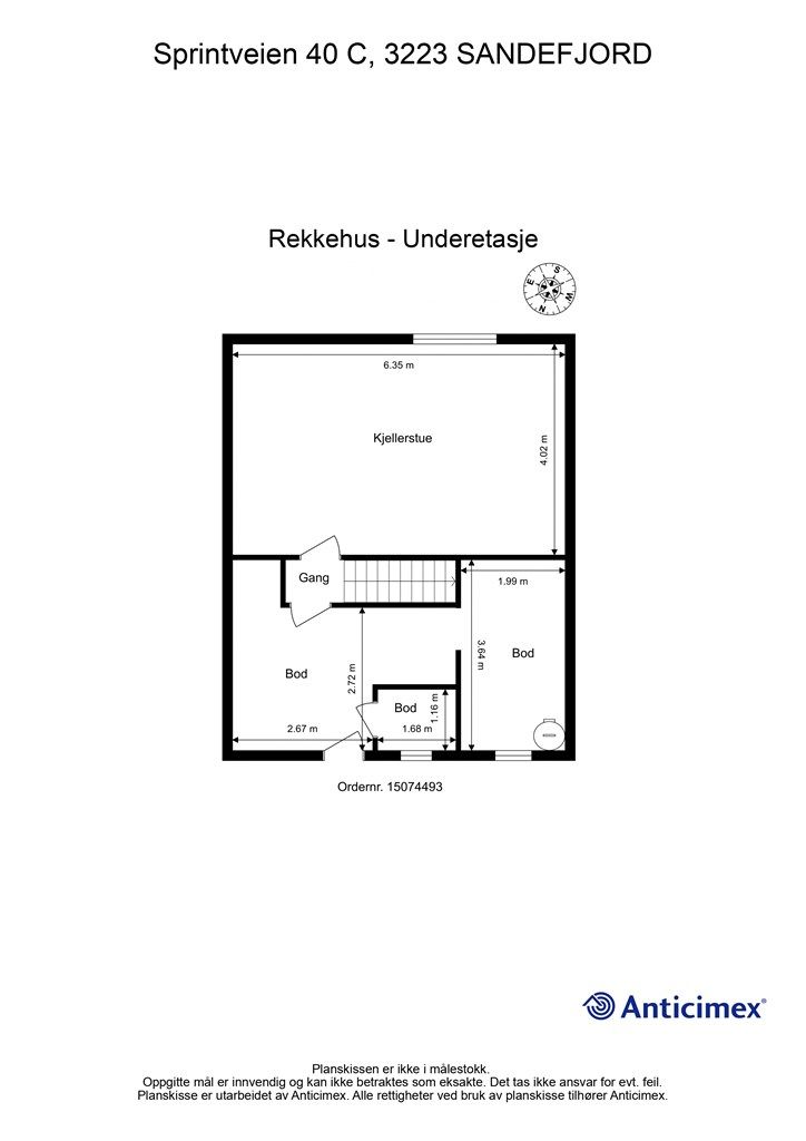 Plantegning - Underetasje