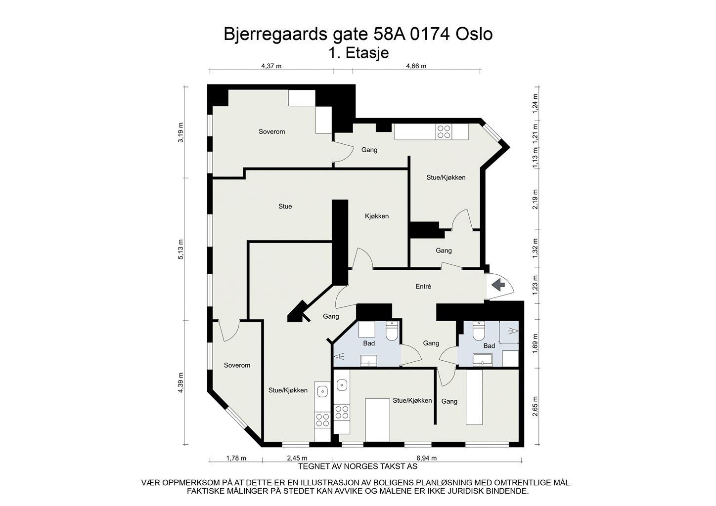 Plantegning - 1. etasje