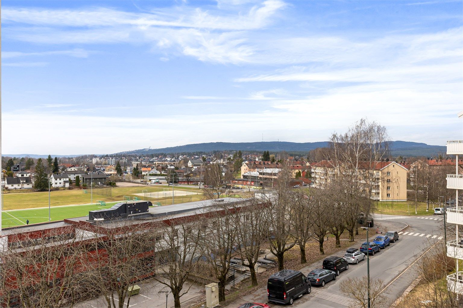 Utsikt fra terrassen