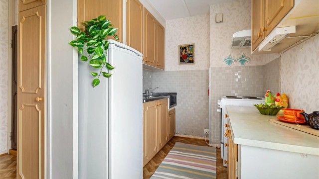 Innredningen har fått TG2 som en helhetsvurdering grunnet alder og slitasje, og en oppgradering bør vurderes