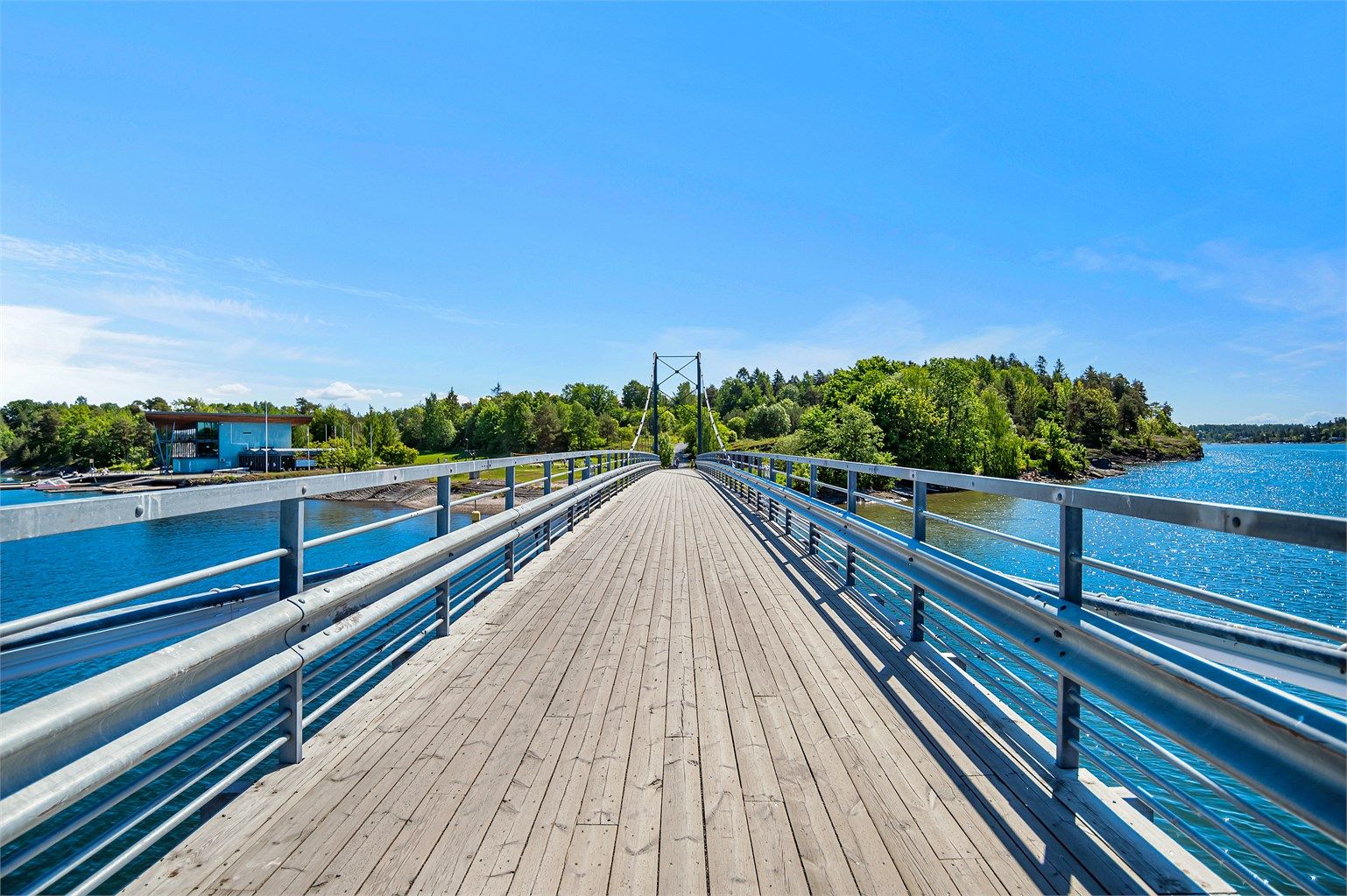 Gangavstand til Kadettangen og Kalvøya