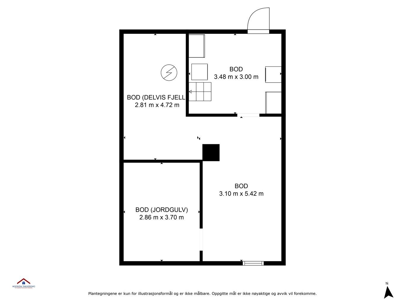 Plantegning underetasje