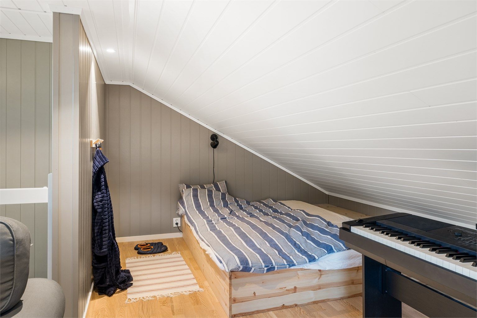 Soveplass på hemsen.