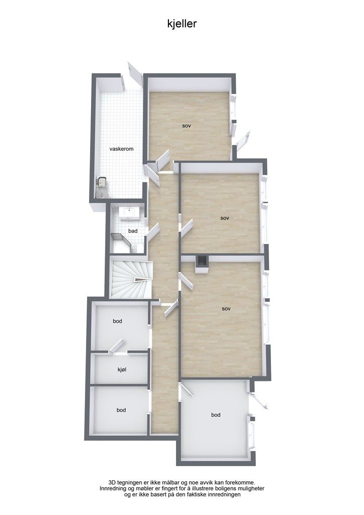 Plantegning - Underetasje/Kjeller